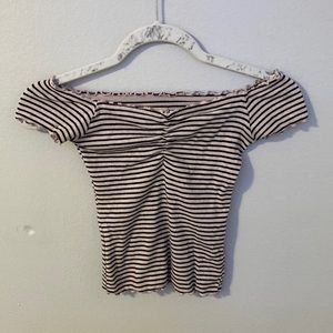 Hollister off the shoulder crop top